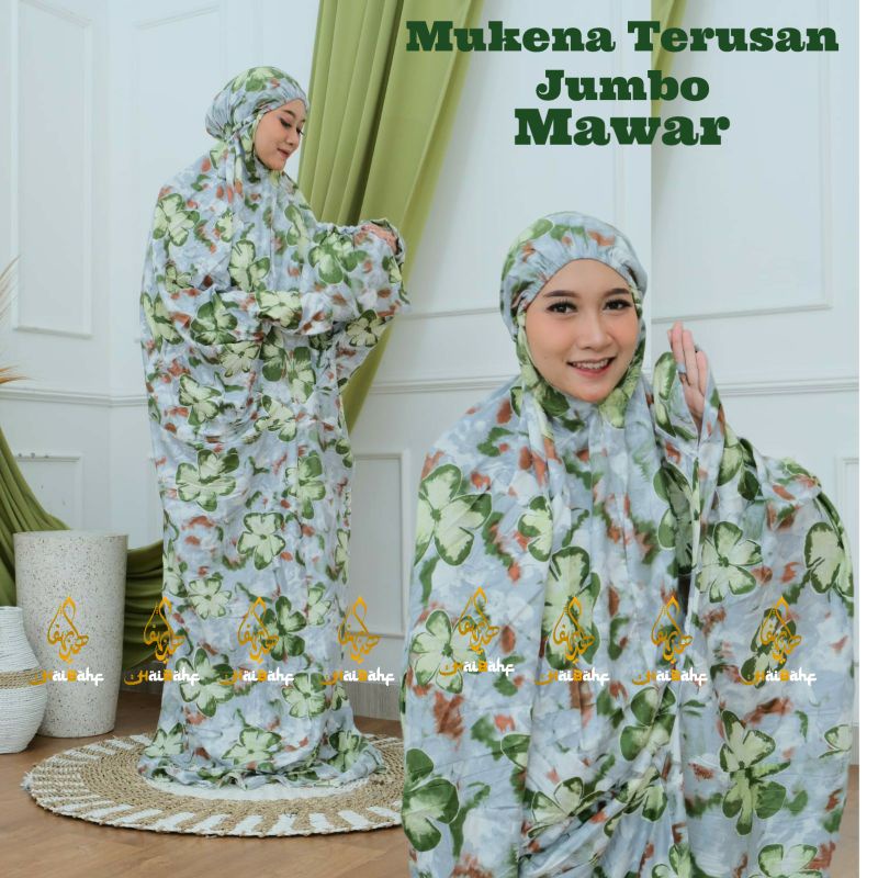 Mukena LAJURAN Mukena Bali Terusan Dewasa Jumbo