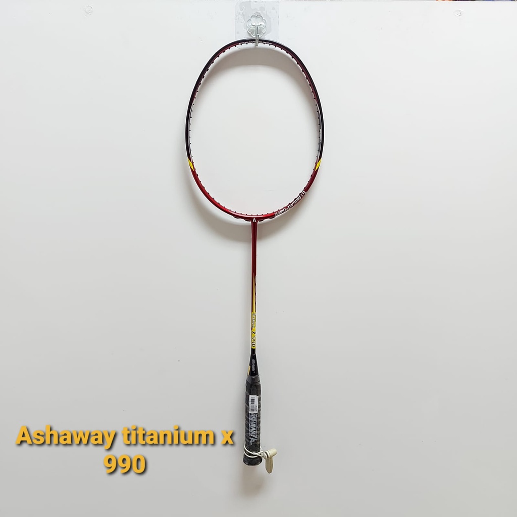 Raket badminton ashaway titanium x 990