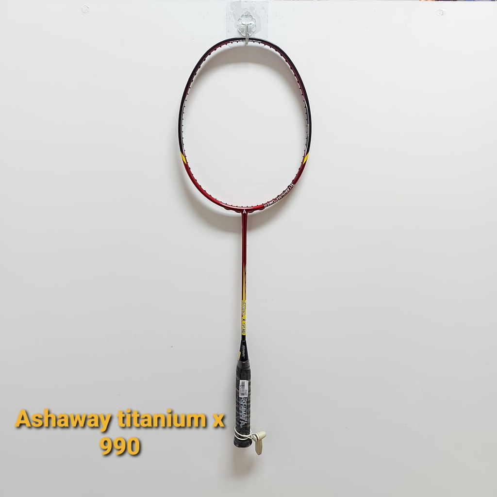 RAKET BADMINTON ASHAWAY TITANIUM X 990 ORIGINAL