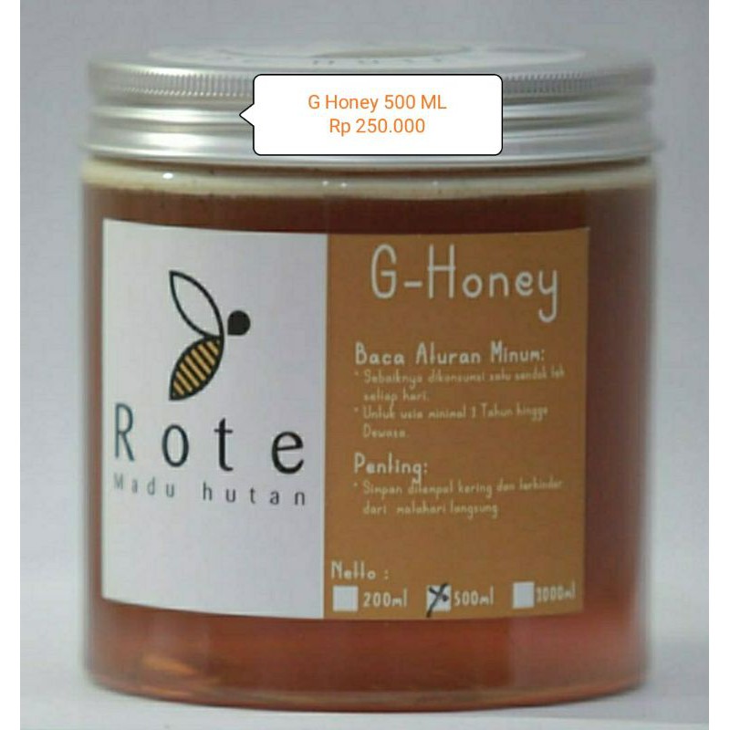 

G Honey 500 ML
