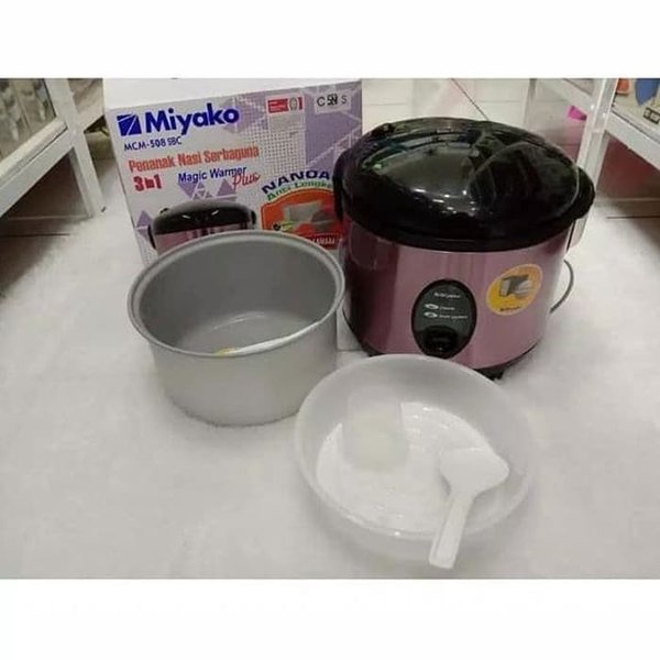 Miyako Rice Cooker MCM508 SBC – Magic Com 1.8 Liter 3in1 395 Watt / Penanak Nasi