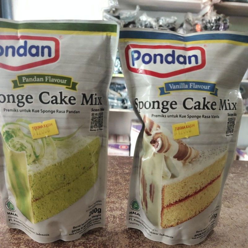 

pondan sponge cake mix 200gr