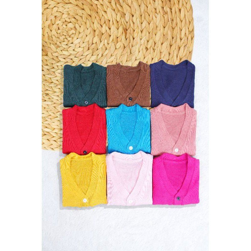 Cardigan Anak Rajut 2-3 Tahun KANCING BATOK cardigan rajut anak Cardigan Kardigan Rajut Anak unisex