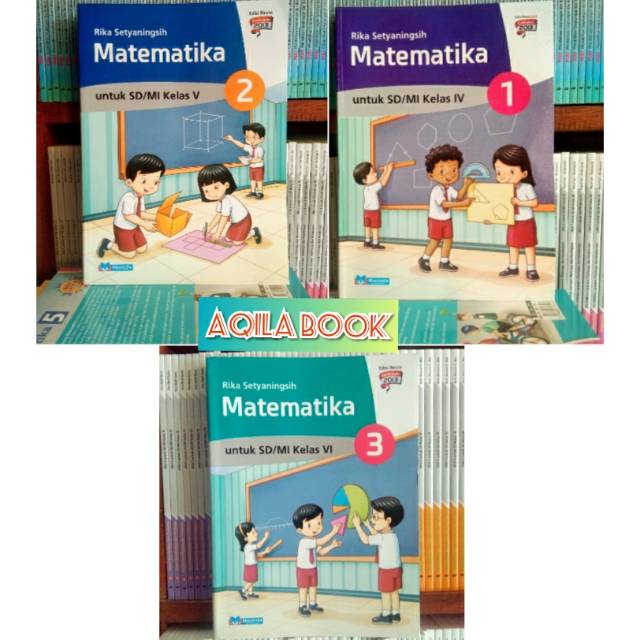 Jual Buku Matematika Sd Mi Kelas 4 5 Dan 6 Kurikulum 2013 Revisi Indonesia Shopee Indonesia
