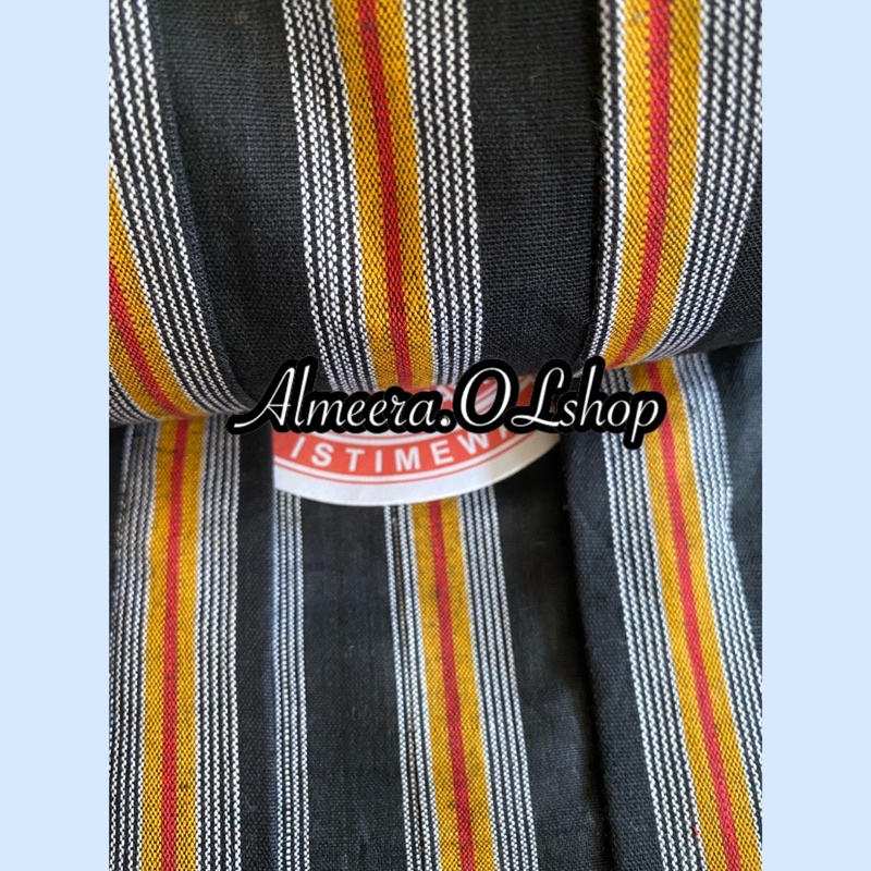 kebaya lurik alusan warna hitam raja keong istimewa