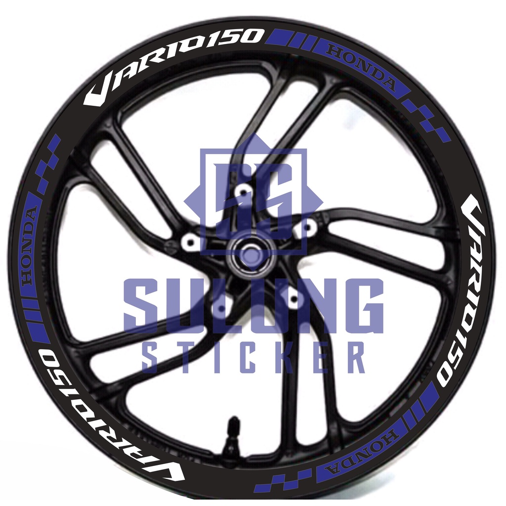 Stiker Lis Velg Motor Honda Vario 150 Cutting Sticker Variasi Pelk