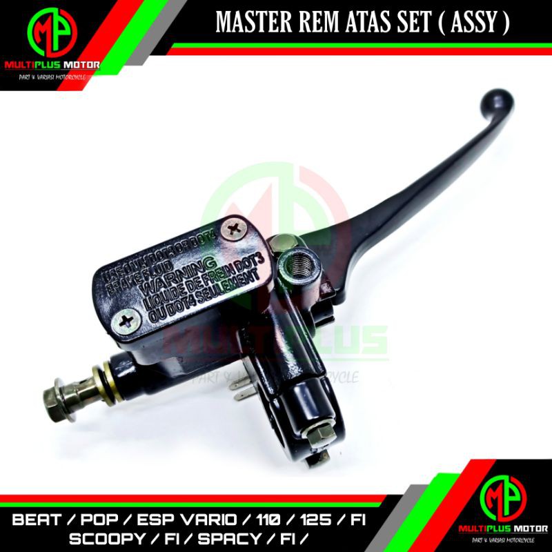 Master rem atas Tabung minyak rem atas set Upper pump + handle BEAT,BEAT FI,BEAT POP,BEAT KARBU