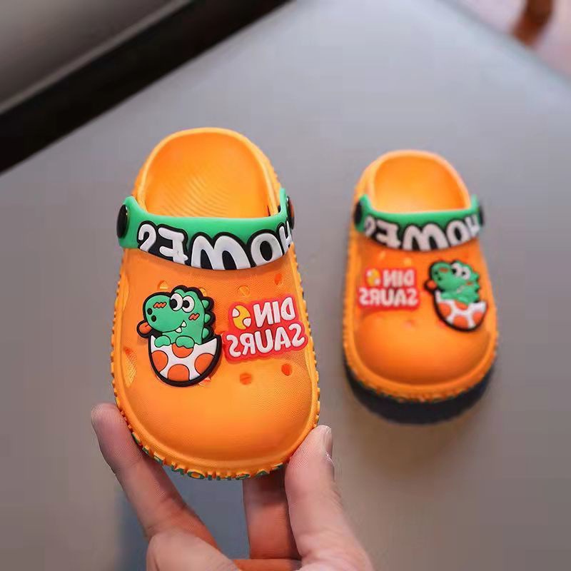 PROMO 12.12 PUNCAK Okaybaby B187 Sandal SLOP Anak Laki-laki Perempuan Dinosaurus Lucu Import Bagus Lembut Termurah Kekinian Sendal Casual