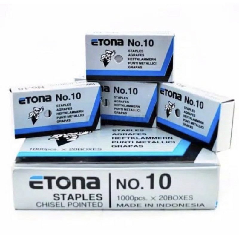 

Isi Hekter Etona Staples Etona sk no 10 / anak hekter etona