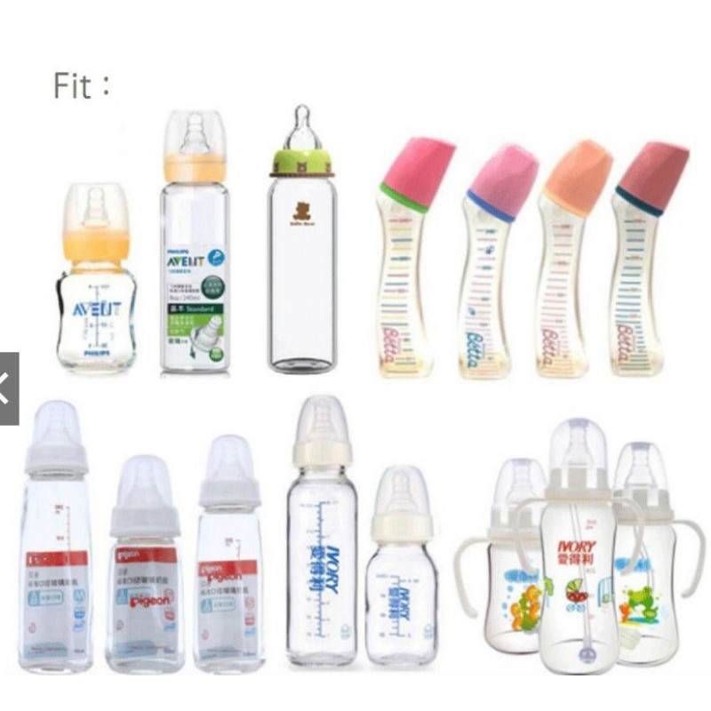 Pengganti Dot Sedotan Straw &amp; Sippy Botol Slim Neck Slimneck