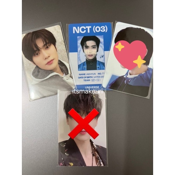 ID Card Universe + PC Set Merch MD Jaemin Jeno Jaehyun Jungwoo Renjun Jisung Mark Taeil Yangyang Doy