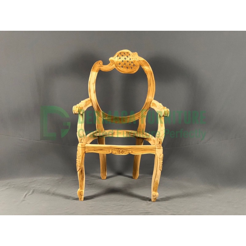 KURSI BULAN SABIT JATI UKIR MURAH TERAS PELAMINAN FURNITURE JEPARA