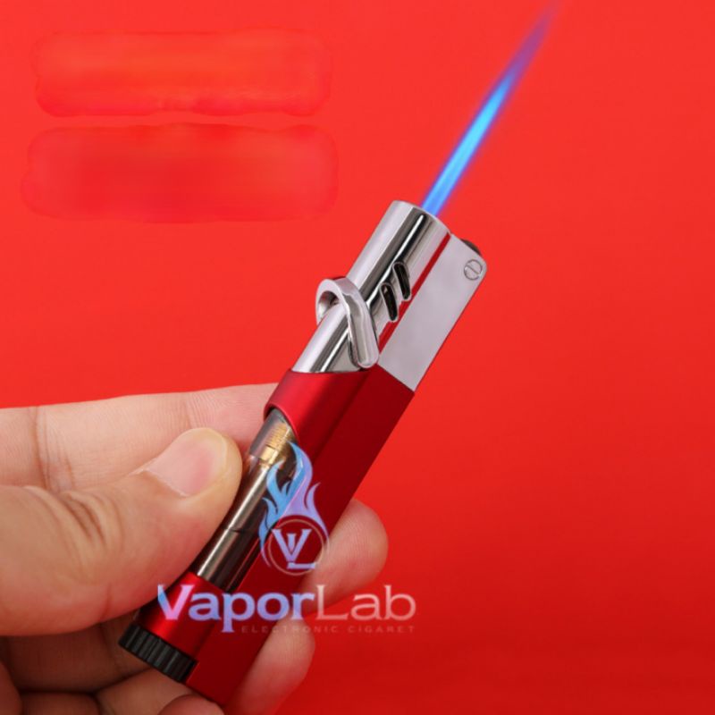 mancis korek api bara las gas isi ulang torch lighter bisa lock murah