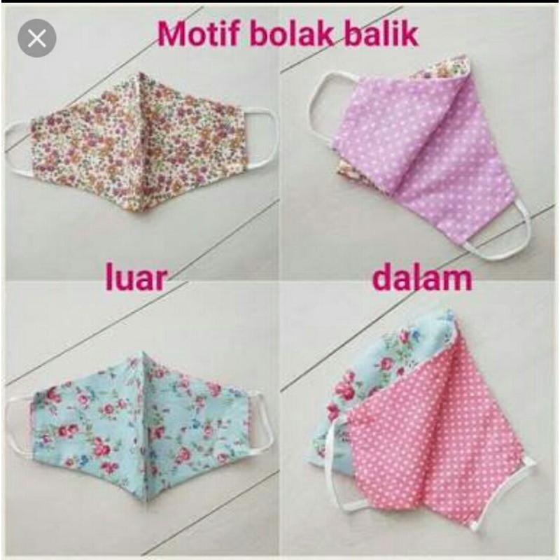 

MaskerMOTIFBOLAK-BALIKMaxsale10Lusin/Minsale3pcs