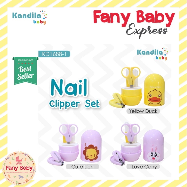 KANDILA NAIL CLIPPING SET / KD1688-1 ( RANDOM)