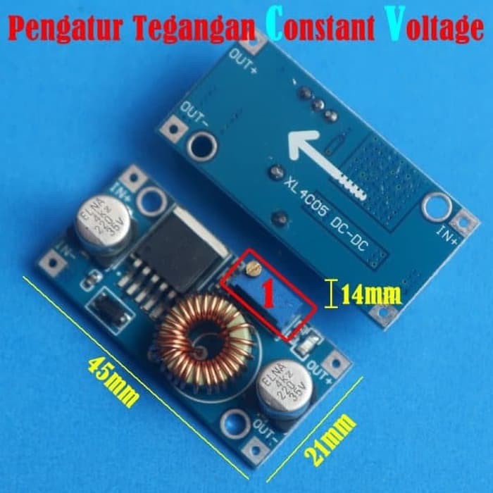 XL4005 ADJUSTABLE 5A DC-DC STEP DOWN MODULE INPUT 4-35V OUTPUT 1-30V