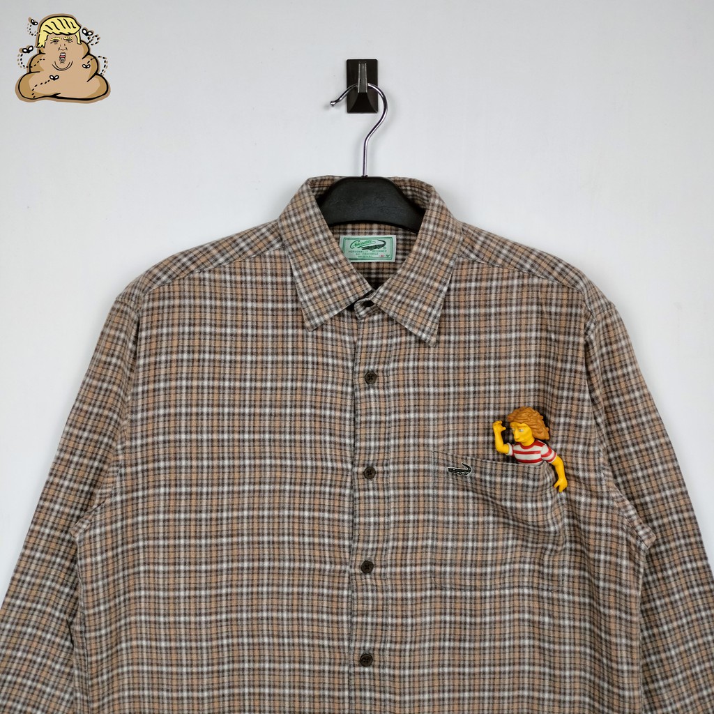 Kemeja Flannel Casual Semi Formal CROCODILE Second