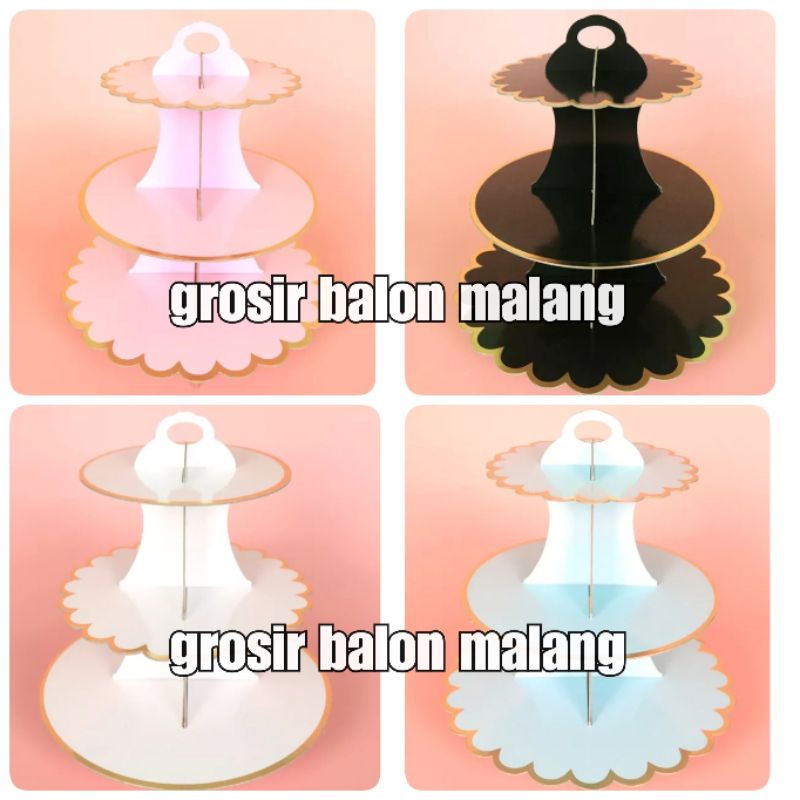 stand cake standing cupcake tier tatakan kue polos