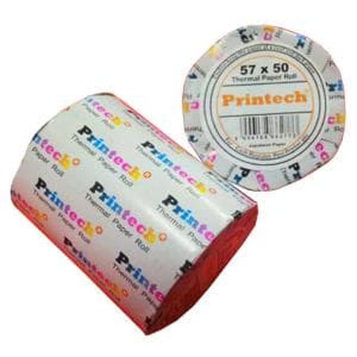 

New Kertas Thermal / Thermal Paper - Printech - 57mm x 50mm (diameter) Limited