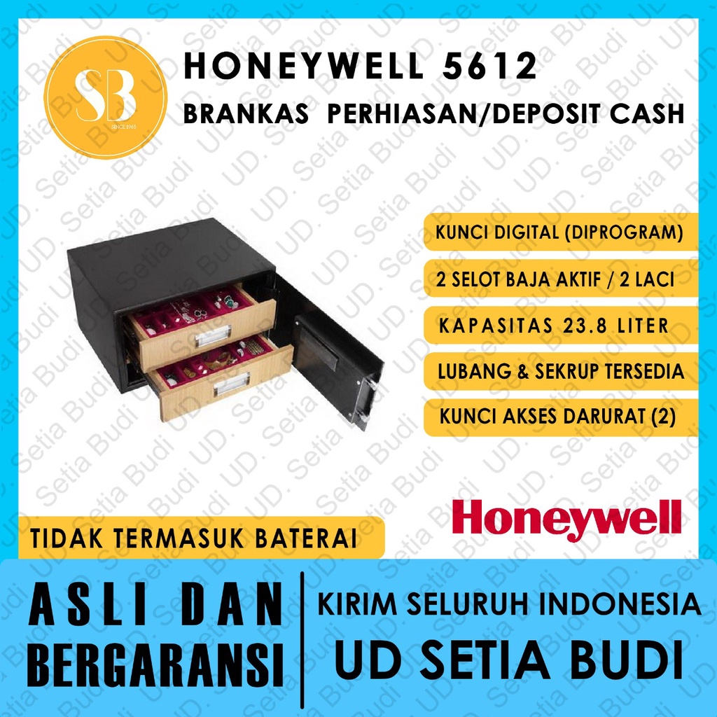 Brankas Honeywell 5612 Asli dan Bergaransi
