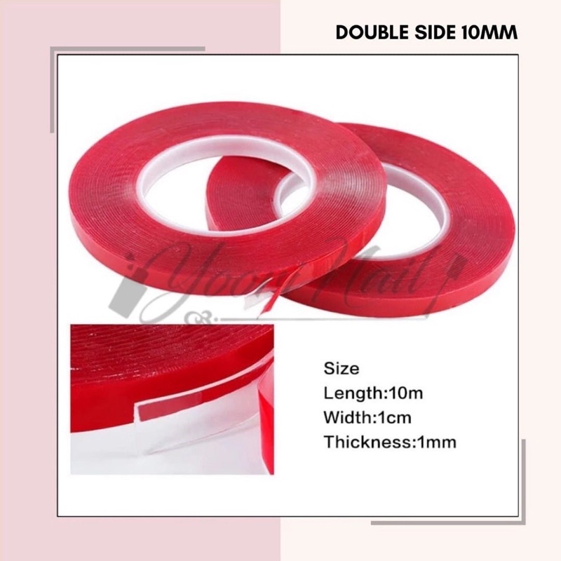 Double sided nail tape double side perekat kuku palsu display