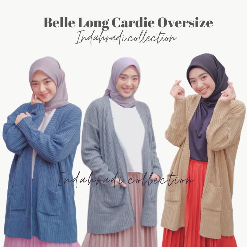 CARDIGAN BELLE PREMIUM OVERSIZE LONG CARDIE