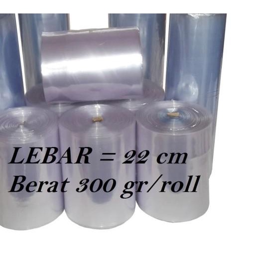 

℗ Plastik segel / shrink film, Lebar 22 cm, 300 gram ♀