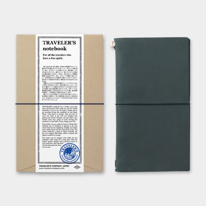

[RESTOCK] Midori Traveler Notebook Regular Size Blue
