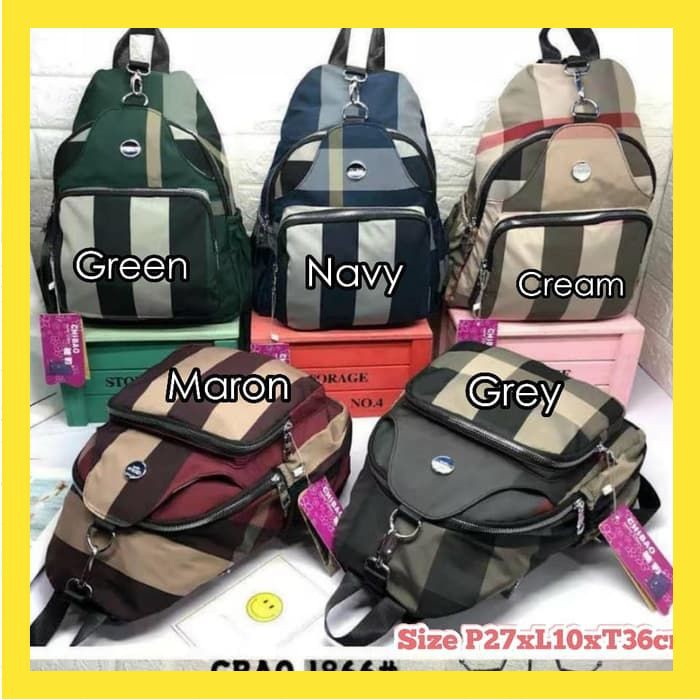 TAS RANSEL CHIBAO TERBARU BACKPACK MOTIF KEREN MINI WANITA IMPORT FS002