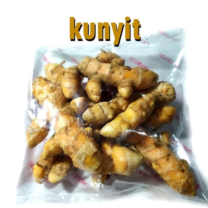 

Bumbu Kunyit Utuh Segar Bumbu masak kunir kemasan segar 100gr