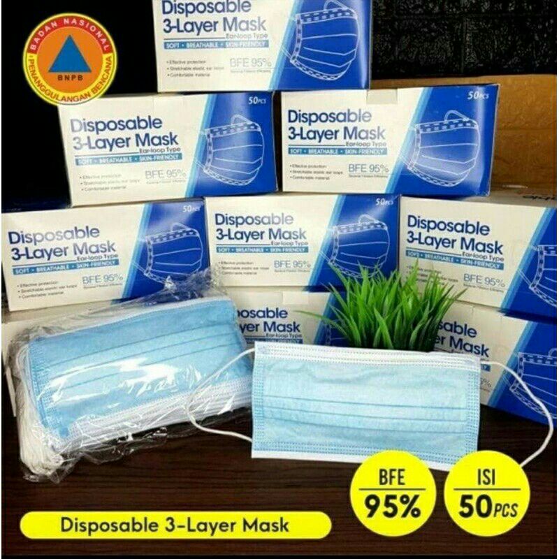 MASKER 3 PLAY  1 BOX ISI 50 PCS