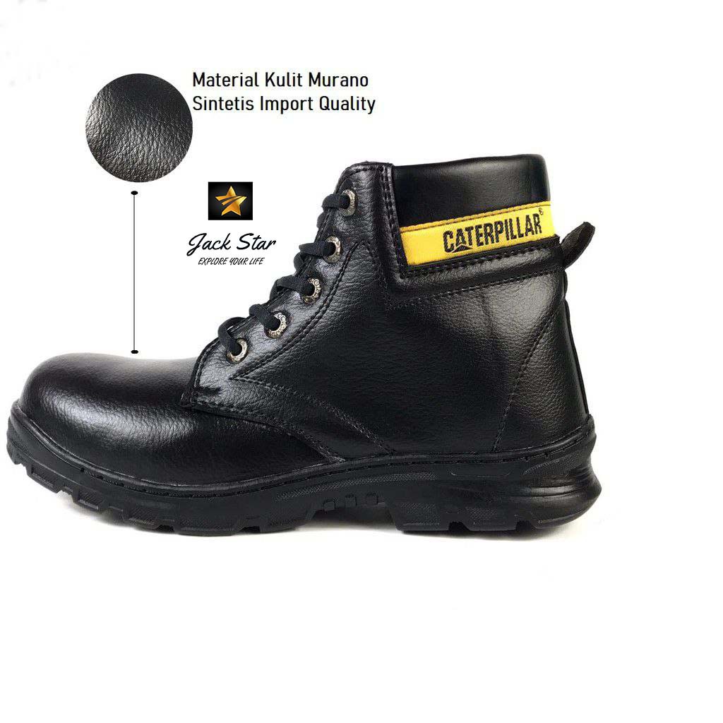 Sepatu Safety Boots Pria Ujung Besi Sepatu Safety Pria Work Safety Boots Premium Quality Terlaris