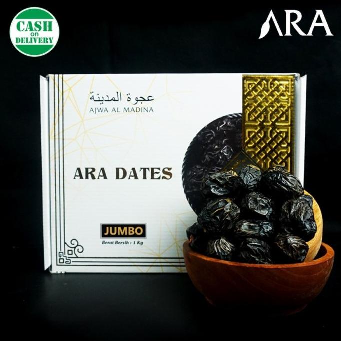 

DD417 KURMA AJWA ARA DATES JUMBO SUPER PREMIUM 1 KG KEMTAN DFDFG3545