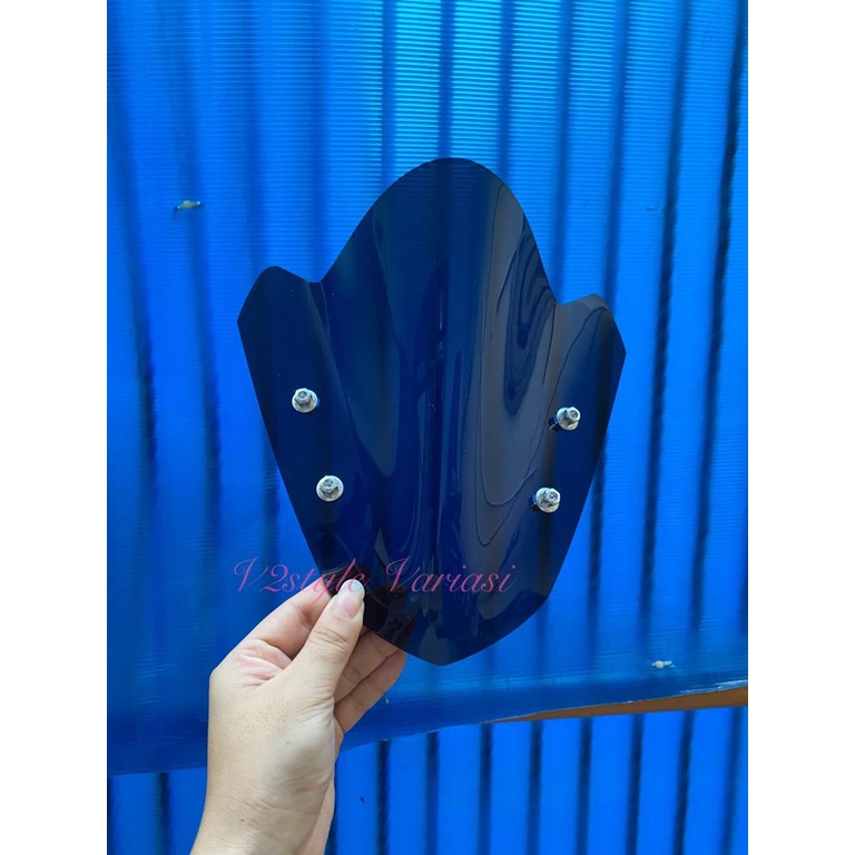 WINDSHIELD AEROX MODEL JENONG STANDAR VISOR ALL AEROX 155 NEW OLD PNP pisor aerok Windshield visor aerox aksesoris motor yamaha Aerox 155 windshield mika spion kaca Windshield Winshil Visor Yamaha Aerox 155 Hitam Black + BAUT VISOR CNC PLASTIK PENDEK PNP