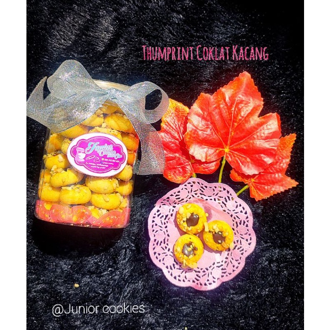 

Thumprint coklat kacang homemade kuker