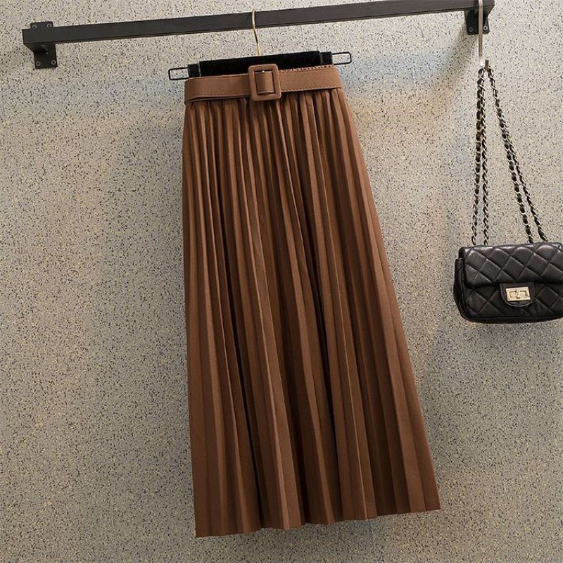 Rok Pleated plisket + Belt