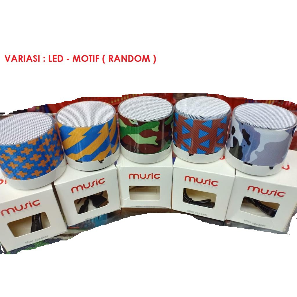 WBS A9 Bluetooth Speaker Mini led Portable Wireless Speaker BA SS086-2