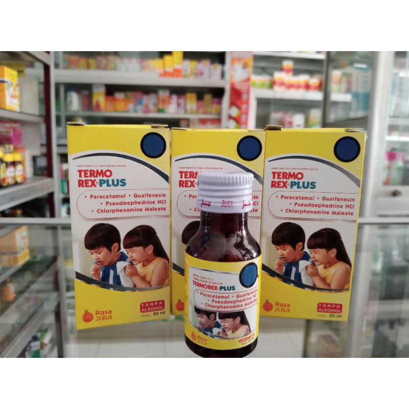 Termorex Plus 30ml Rasa Jeruk - ED 10/2023