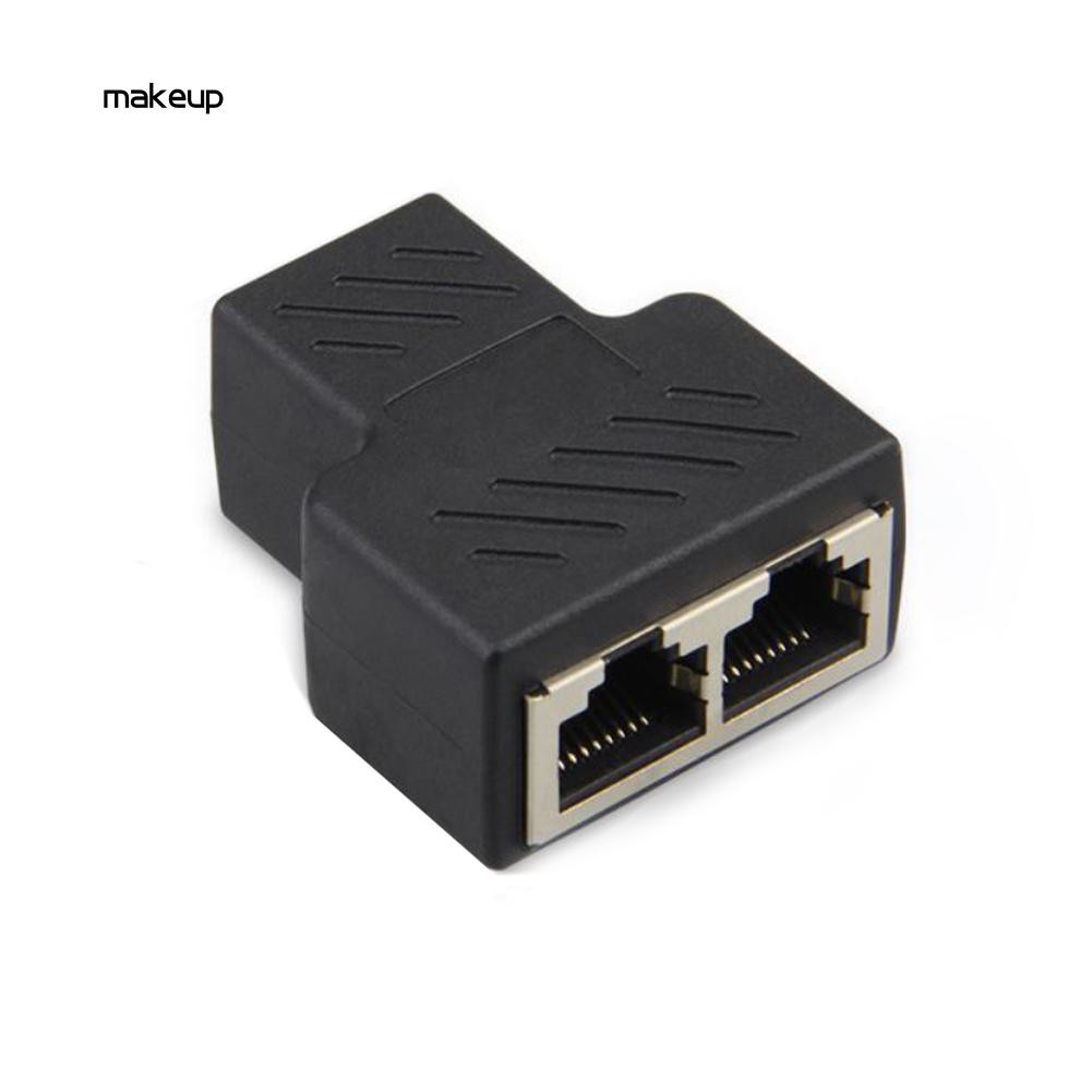 Mkp1 Celana Panjang Model Lurus Untuk Wanita❤Adapter Konektor Splitter Jaringan Lan Ethernet 1 Ke 2 Untuk RJ45