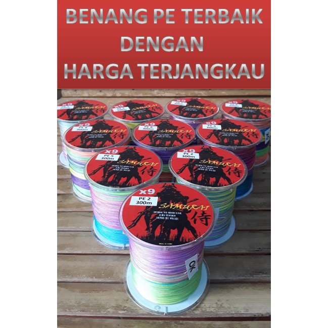 BENANG PE X9 SAMURAI MURAH BERKUALITAS