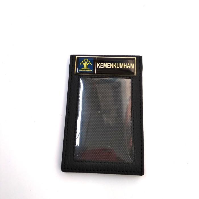 

Id card holder saku/2sisi/magnet /logo kemenkumham