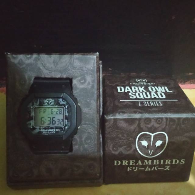 Jam tangan dreambirds dream watch dark owl squad  second original harga 355.000