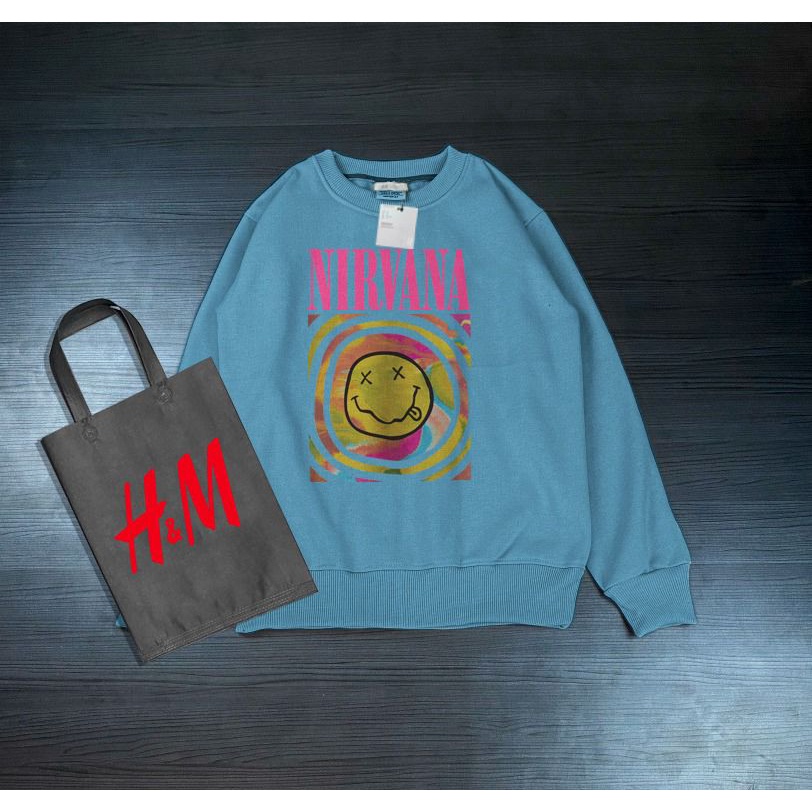 sweater crewneck nirvana free bag