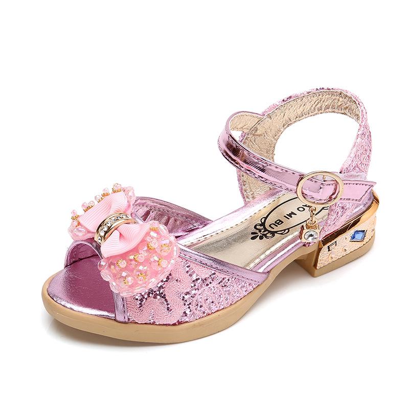  Sepatu  Sandal  Princess Anak Perempuan Aksen Bunga Shopee  