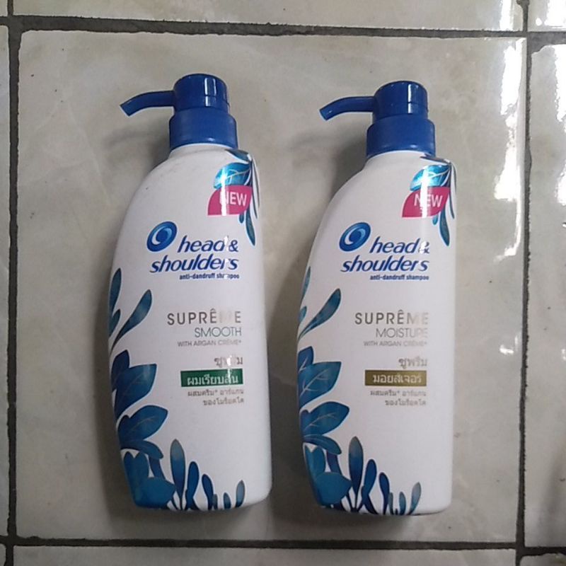 Head and shoulder supreme moisture 480ml, supreme smooth 480ml
