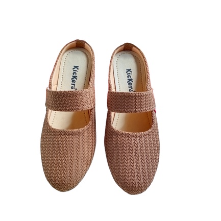 Sepatu Selop Wanita Bahan Rajut Warna Mocca /Selop Wanita dewasa Terbaru dan Termurah