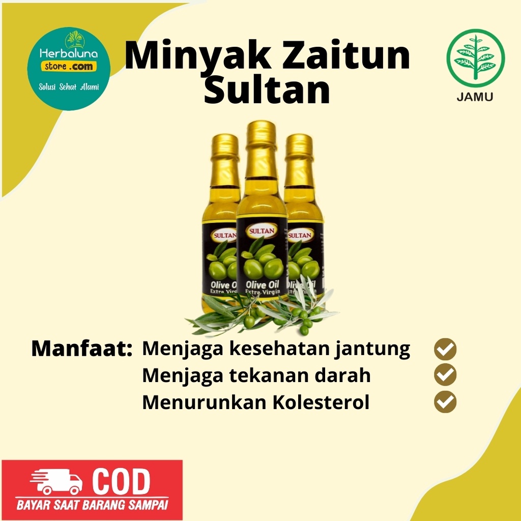 Minyak Zaitun Sultan 100% Asli 250ml
