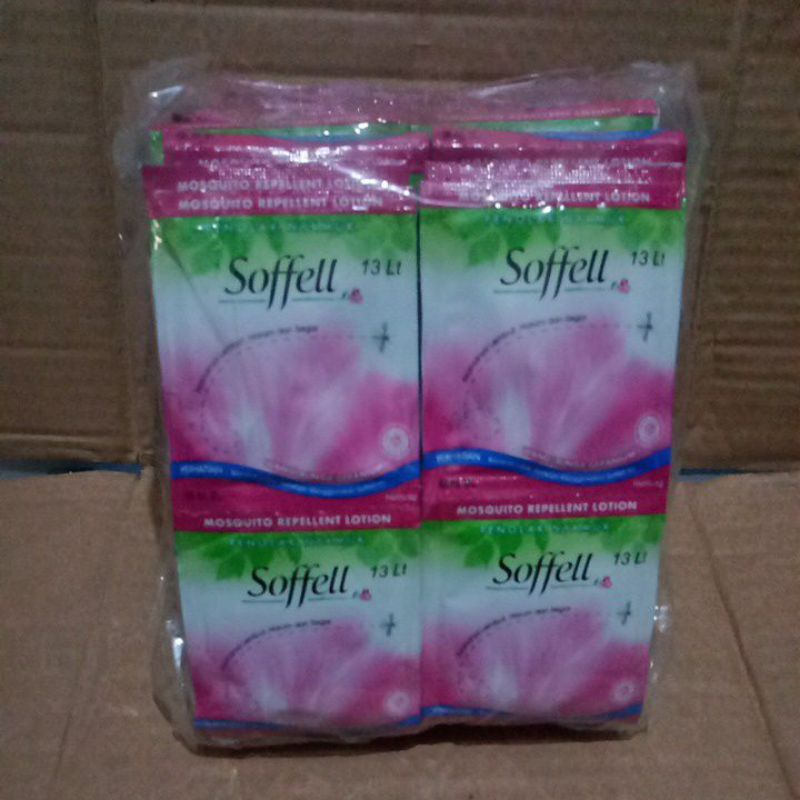 (1 Pak) SOFFELL Anti Nyamuk Isi 144 Sachet / SOFFELL GERANIUM ,  Kulit Jeruk