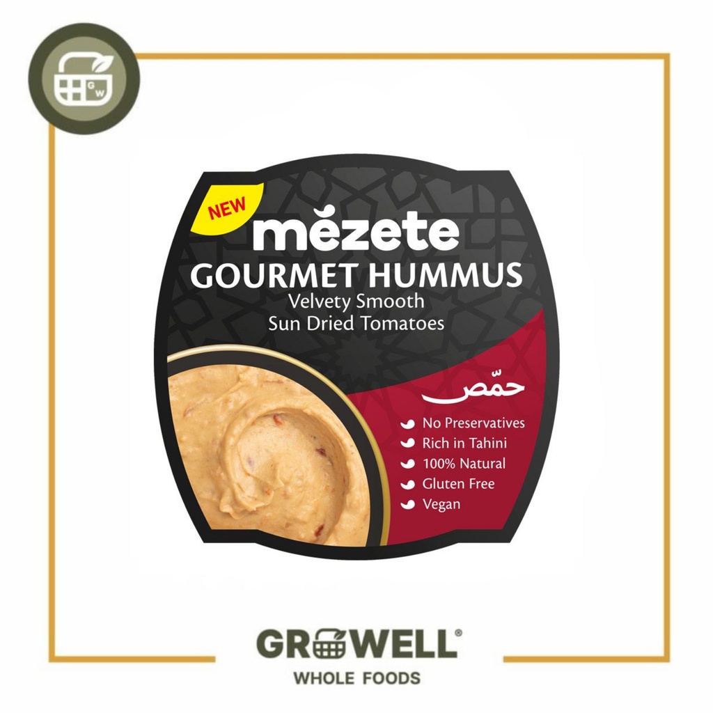 

MEZETE GOURMET HUMMUS SUN DRIED TOMATOES 215GR