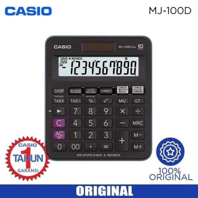

KALKULATOR CASIO MJ 100D plus 10 Digits ORIGINAL